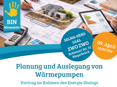 Energie Dialog Bingen: Auslegung und Planung von Wärmepumpen